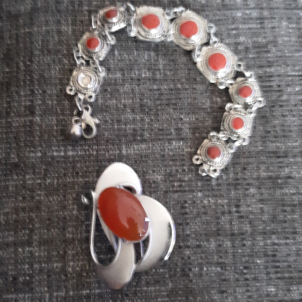 Bracelet and pin